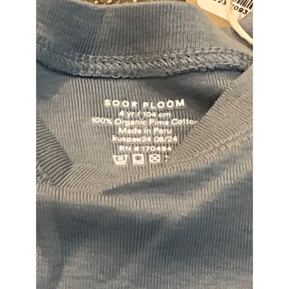 Soor Ploom Balloon Tee Toddler 4Y Frost NWT - Picture 5 of 6